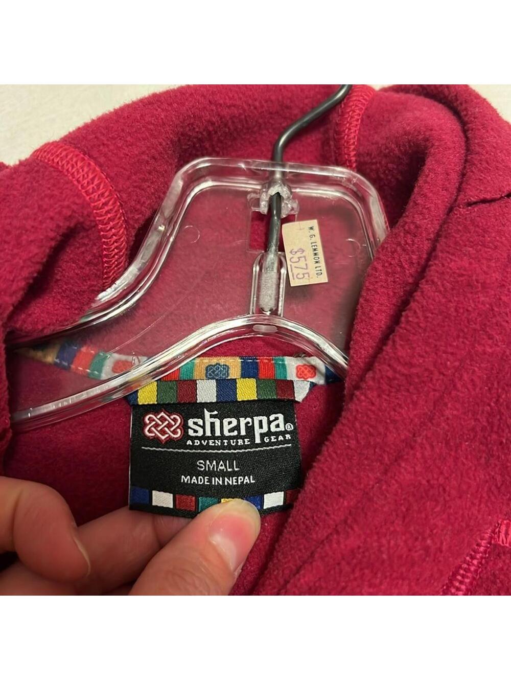 Sherpa Adventure Gear Raspberry Fleece Full Zip Hooded Jacket Women's Small - Picture 6 of 6